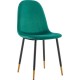 PACK 2 SILLAS COMEDOR TERCIOPELO VERDE 90*51*44CM THINIA HOME