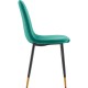 PACK 2 SILLAS COMEDOR TERCIOPELO VERDE 90*51*44CM THINIA HOME