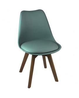 SILLA COMEDOR VERDE 83X55X48CM THINIA HOME