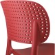 SILLA MARILYN ROJA 49,5X47X75CM THINIA HOME