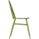 SILLA DE METAL LACADO VERDE VINTAGE