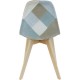 SILLA PATCHWORK AZUL CIELO