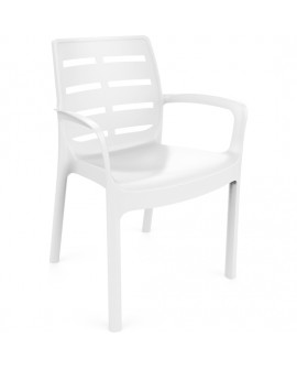 SILLA MODELO BORNEO BLANCA MEDIDAS