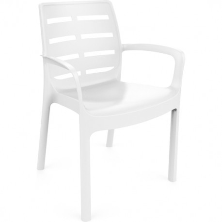 SILLA MODELO BORNEO BLANCA MEDIDAS