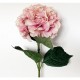 PACK DE 6 RAMOS DE HORTENSIAS CON TACTO NATURAL 88 CM CON FLORES, ROSA