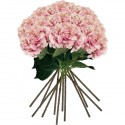 PACK DE 12 RAMOS DE HORTENSIAS CON TACTO NATURAL 88 CM CON FLORES DE 20 CM EN COLOR ROSA