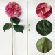 PACK DE 6 RAMOS DE HORTENSIAS CON TACTO NATURAL 88 CM CON FLORES DE 20 CM EN COLOR FUCSIA