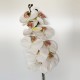 PACK DE 12 RAMOS DE ORQUIDEAS CON TACTO NATURAL DE 96 CM EN COLOR BLANCO