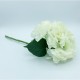 PACK DE 12 RAMOS DE HORTENSIAS CON TACTO NATURAL 42 CM CON FLORES DE 20 CM EN COLOR BLANCO