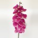 PACK DE 12 RAMOS DE ORQUIDEAS CON TACTO NATURAL DE 96 CM EN COLOR FUCSIA