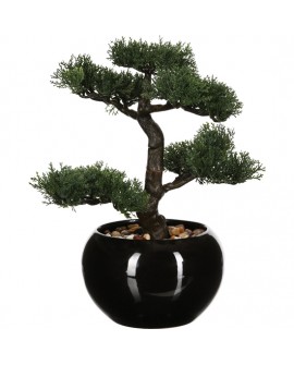 BONSAI ARTIFICIAL EN MACETA DE CERÁMICA ALTURA 36