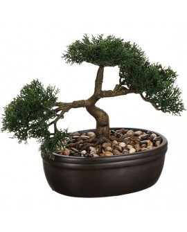 BONSAI ARTIFICIAL EN MACETA DE CERÁMICA ALTURA 23 - INSTINTO NATURAL