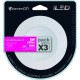 DOWNLIGHT EXTRAPLANO LED REDONDO BLANCO 8W 600LM 7HSEVENON - 3UDS