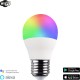 BOMBILLA LED ESFERICA G45 E27 5W RGB CCT CONTROL WIFI VIA APP