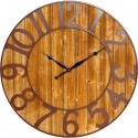 RELOJ DE PARED MADERA METAL MARRÓN DN80 CJ.1 THINIA HOME