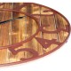 RELOJ DE PARED MADERA METAL MARRÓN DN80 CJ.1 THINIA HOME