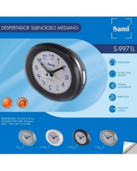 DESPERTADOE SAMI S-9971L TAMAÑO - AZUL