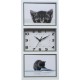 RELOJ CON FOTOS BLANCO 41,5X20X4CM