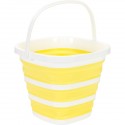 CUBO PLEGABLE CUADRADO AMARILLO 29,5X29,5X23,5CM