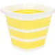 CUBO PLEGABLE CUADRADO AMARILLO 29,5X29,5X23,5CM