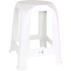 TABURETE MULTIUSOS 26X26X47CM BLANCO AROA