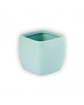 VASO CERAMICA COLOR VERDE PASTEL