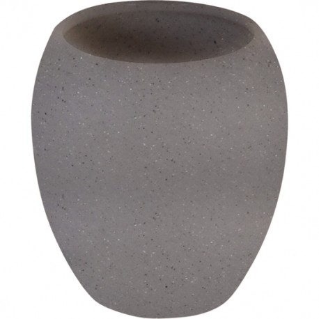 VASO CERAMICA GRIS PIEDRA BALI