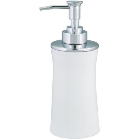 DISPENSADOR DE JABÓN LÍQUIDO PORCELANA BLANCO