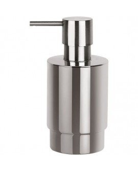 DISPENSADOR DE JABÓN LÍQUIDO, ACERO INOX - GRIS