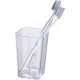 VASO HIGIENE DENTAL CANDY TRANSPARENTE WENKO