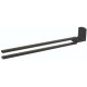 TAKU MATT-BLACK SWIVEL TOWEL RAIL