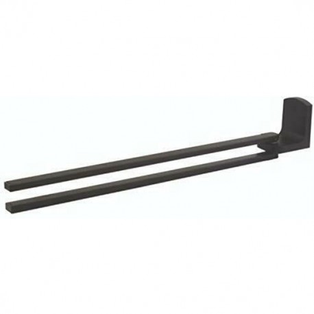 TAKU MATT-BLACK SWIVEL TOWEL RAIL