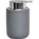 DISPENSADOR DE JABÓN DE 235ML  REDONDO HECHO EN DOLOMITE GRIS