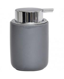 DISPENSADOR DE JABÓN DE 235ML  REDONDO HECHO EN DOLOMITE GRIS