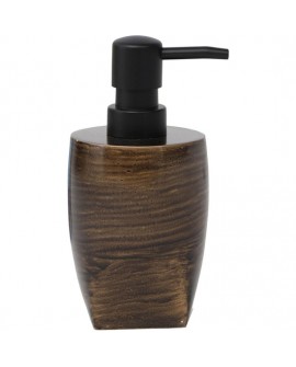 DISPENSADOR DE JABÓN WENGE DE 280ML HECHO EN POLIRESINA