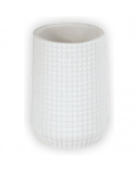 VASO POLYRESIN NORDEN BLANCO