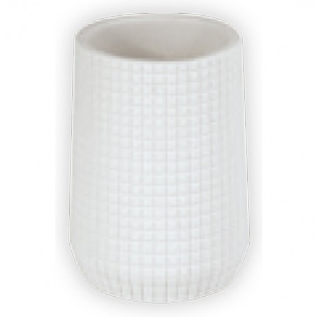 VASO POLYRESIN NORDEN BLANCO