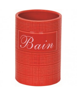 VASO CERAMICA DINAN ROJO