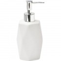 VASO DE BAÑO DE 330ML HECHO EN GRES CON RELIEVE DE DIAMANTE BLANCO