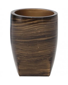 VASO DE BAÑO WENGE HECHO EN POLIRRESINA