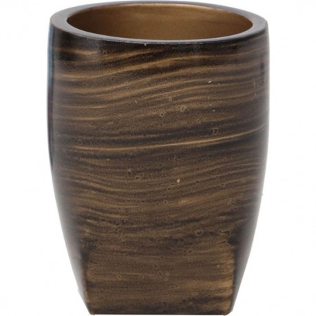 VASO DE BAÑO WENGE HECHO EN POLIRRESINA