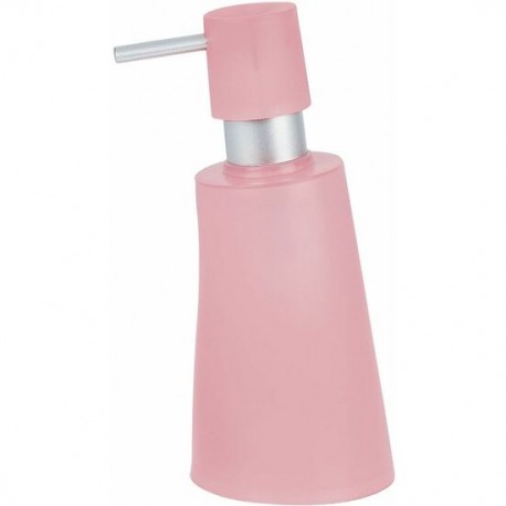 DISPENSADOR DE JABÓN SPIRELLA COLECCIÓN MOVE COLOR ROSA EFECTO HELADO