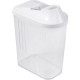 DISPENSADOR DE CEREALES, PE/PS, BLANCO, 11 X 6.5 X 19 CM