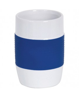 VASO DE CERÁMICA MOOREA, COLOR AZUL - MSV