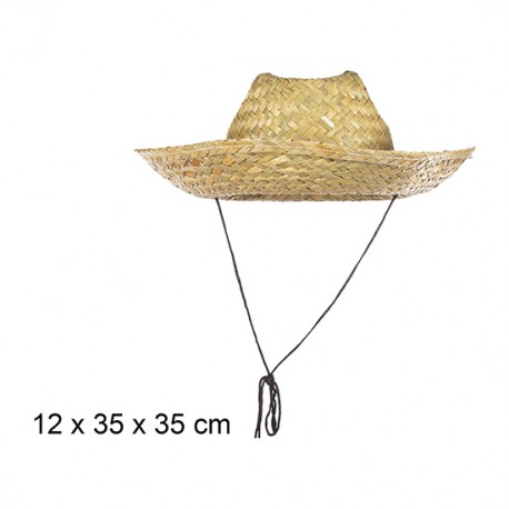 SOMBRERO PAJA COWBOY COLOR