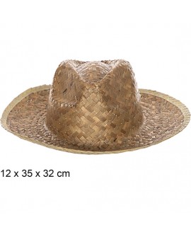 SOMBRERO PAJA CLASSIC COLOR CON CINTA NEGRA