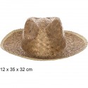 SOMBRERO PAJA CLASSIC COLOR CON CINTA NEGRA