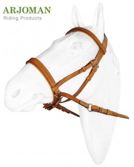 BITLESS BRIDLE MJ. MODELO VICTORIA CON RIENDAS