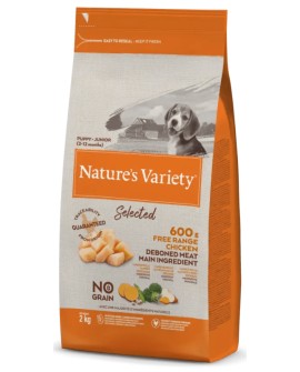 NATURES VARIETY SELECTED PUPPY/JUNIOR FREE RANGE POLLO 2 KG
