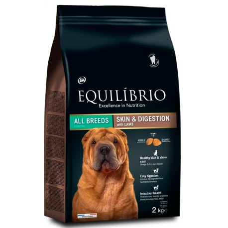 Equilibrio Perro Skin & Digestion Cordero 2 Kg